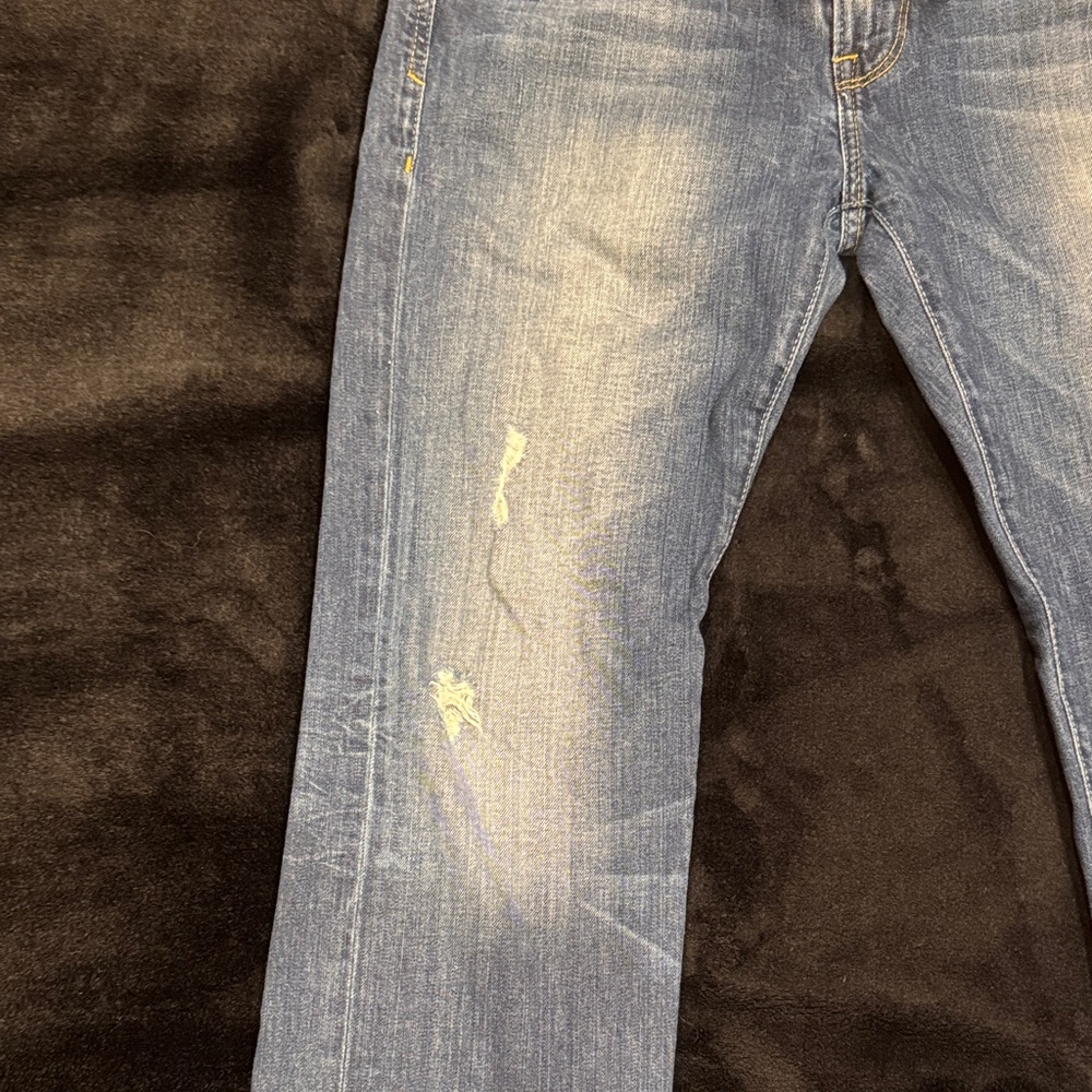 Vintage GUESS Men's Distressed Denim Jeans - Picture 5 of 13